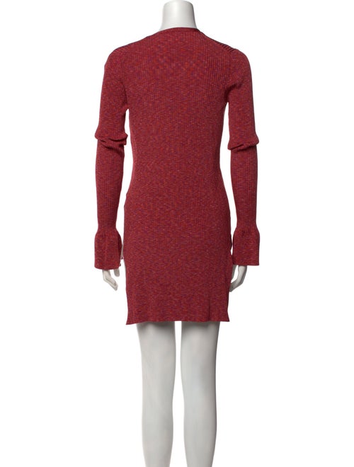 Theory V-Neck Mini Dress