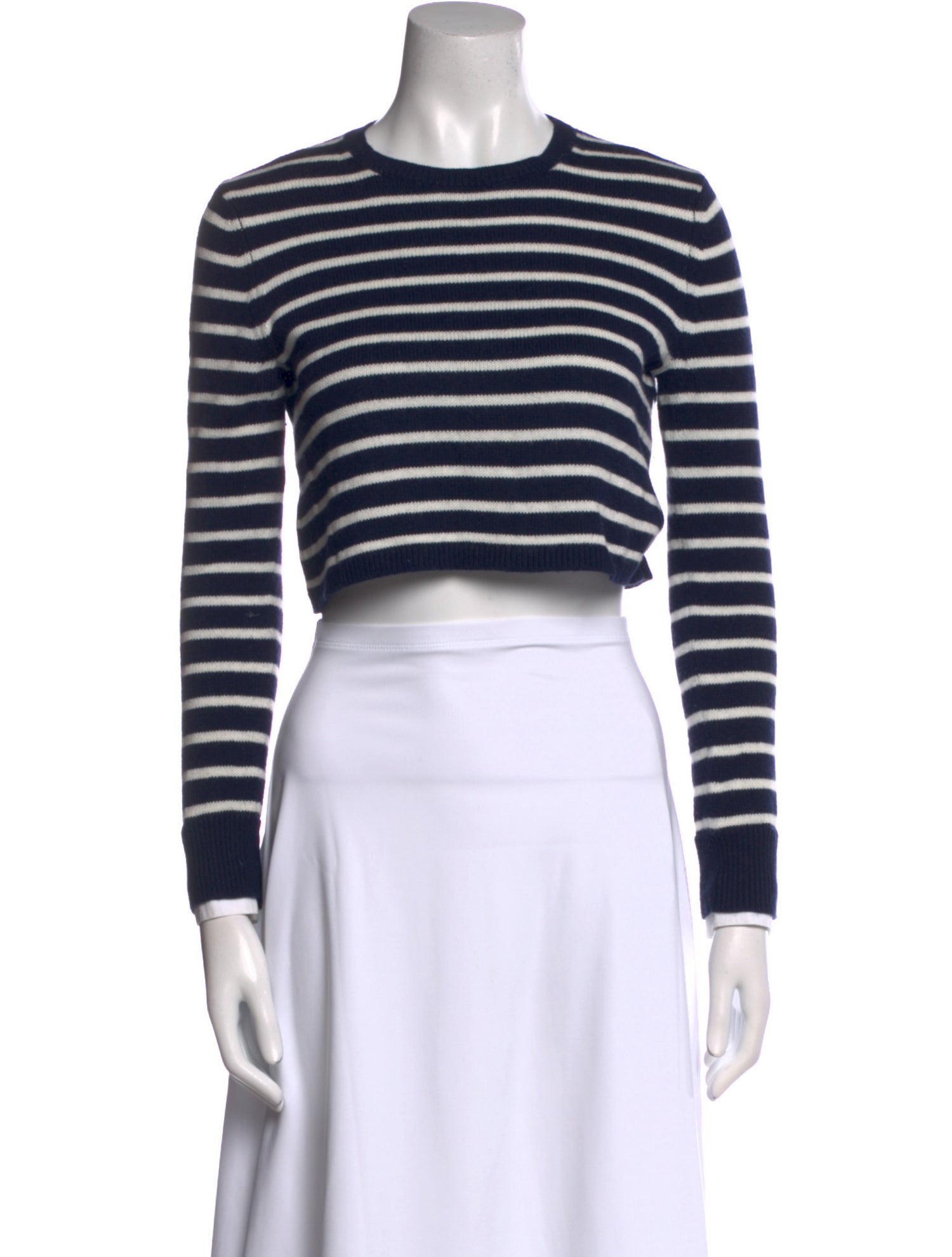 Theory Striped Crew Neck Sweater