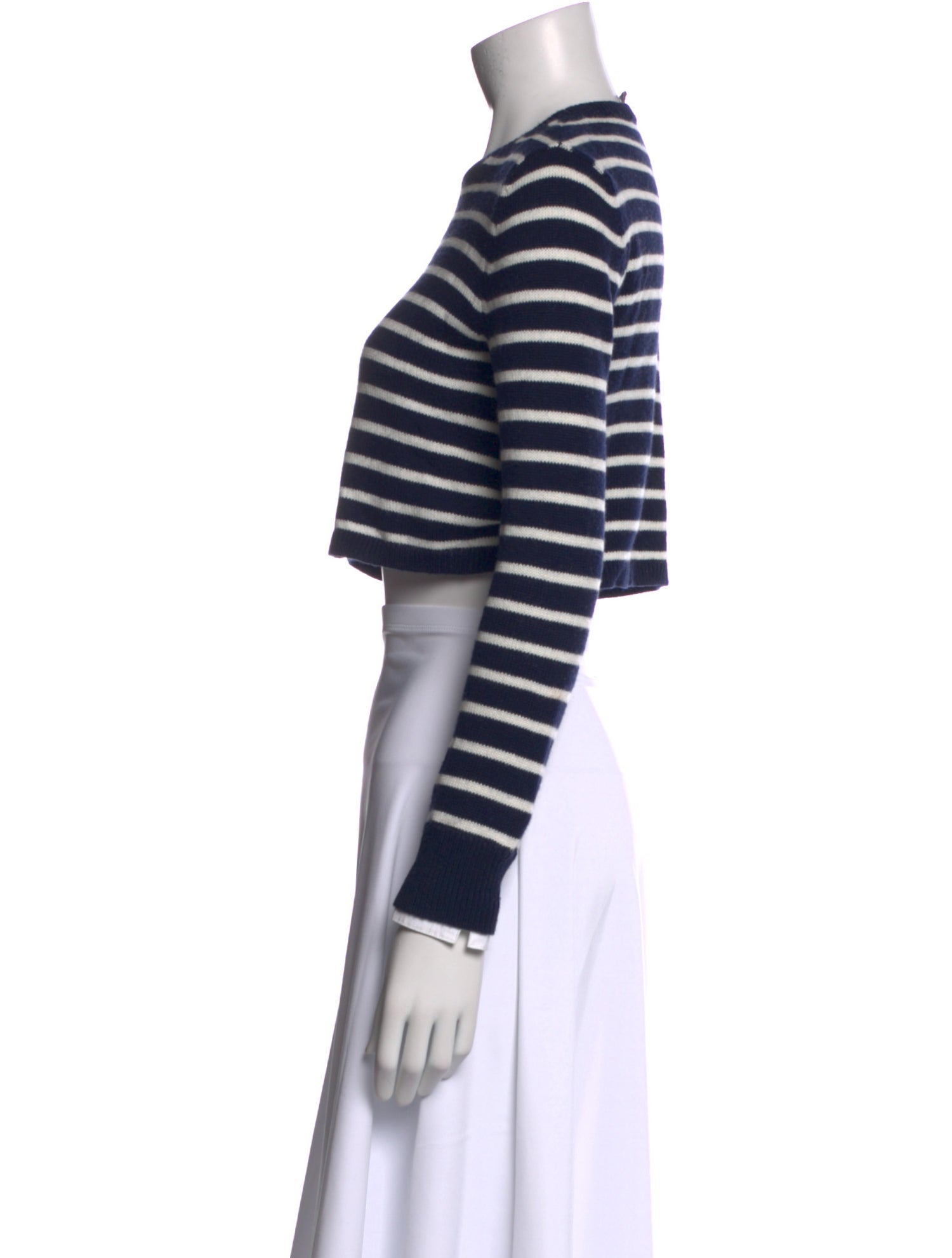 Theory Striped Crew Neck Sweater