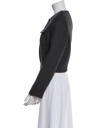 Theory Tweed Pattern Evening Jacket