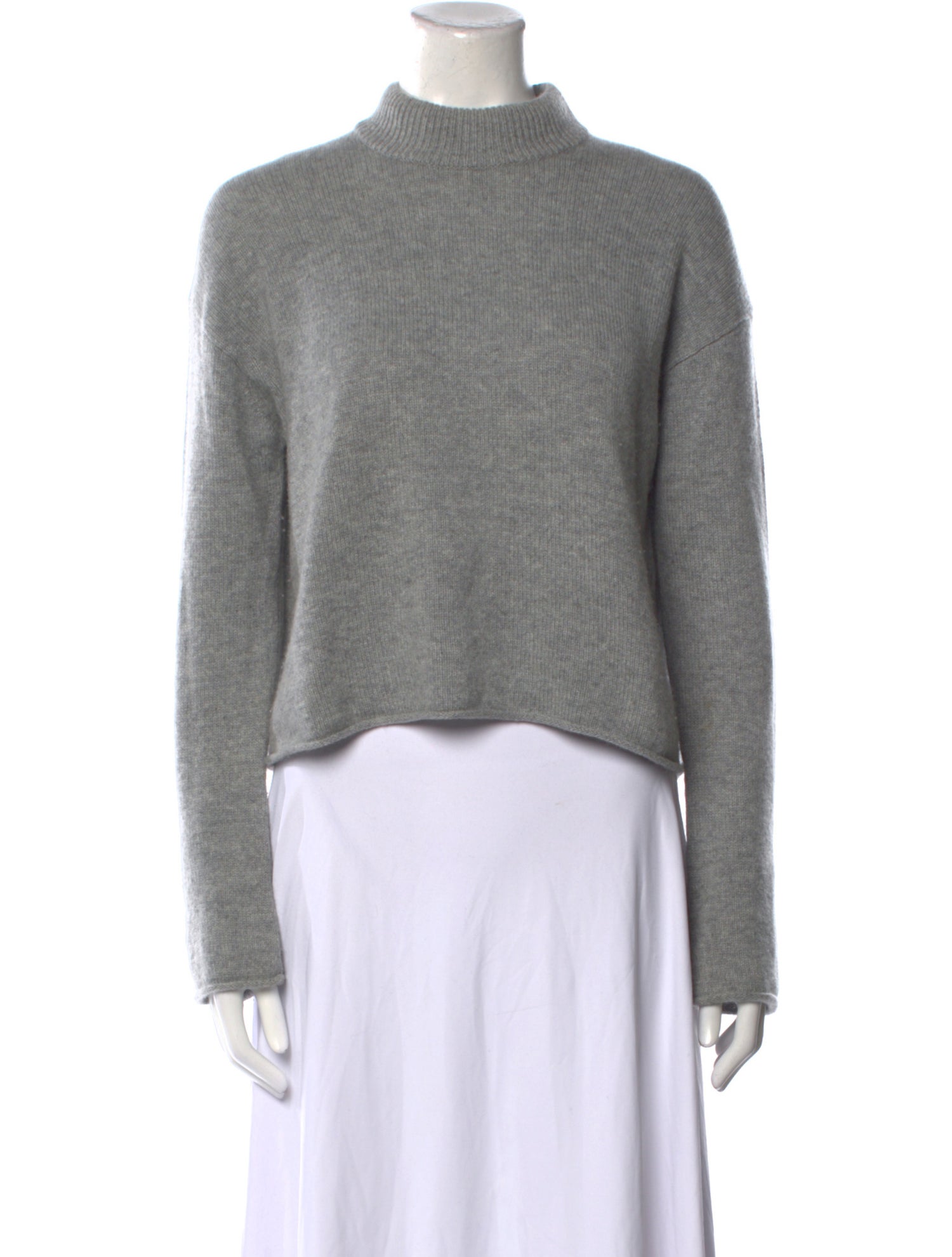 Theory Cashmere Mock Neck Sweater