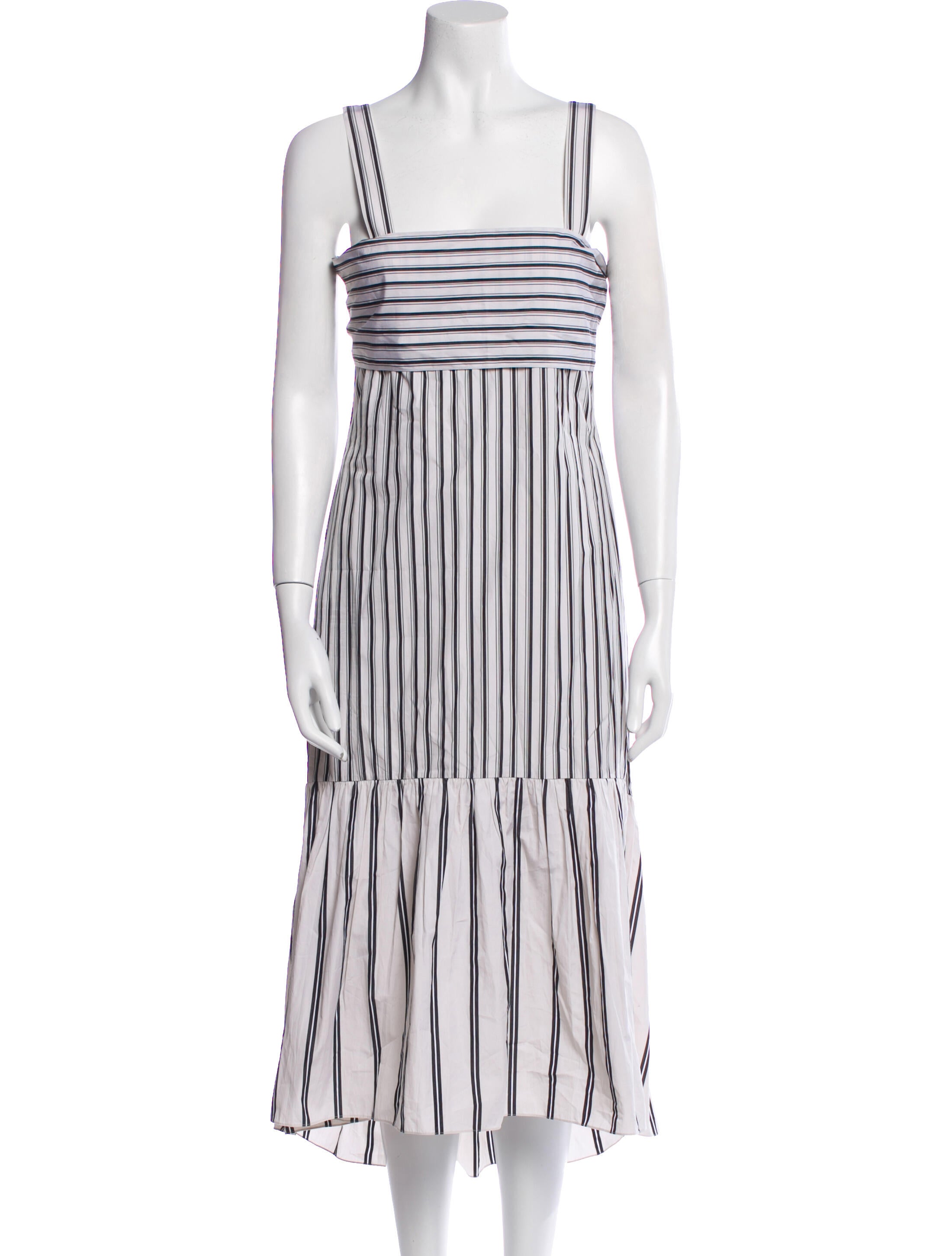Theory Striped Long Dress w/ Tags