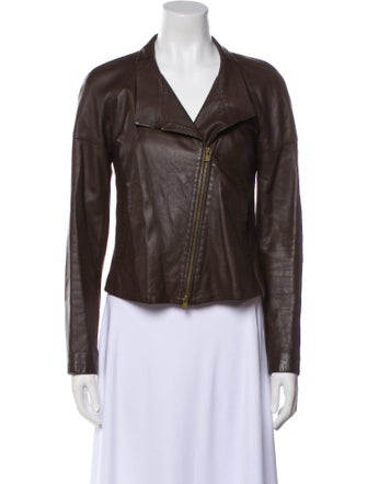 Theory Leather Biker Jacket