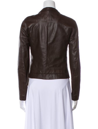 Theory Leather Biker Jacket