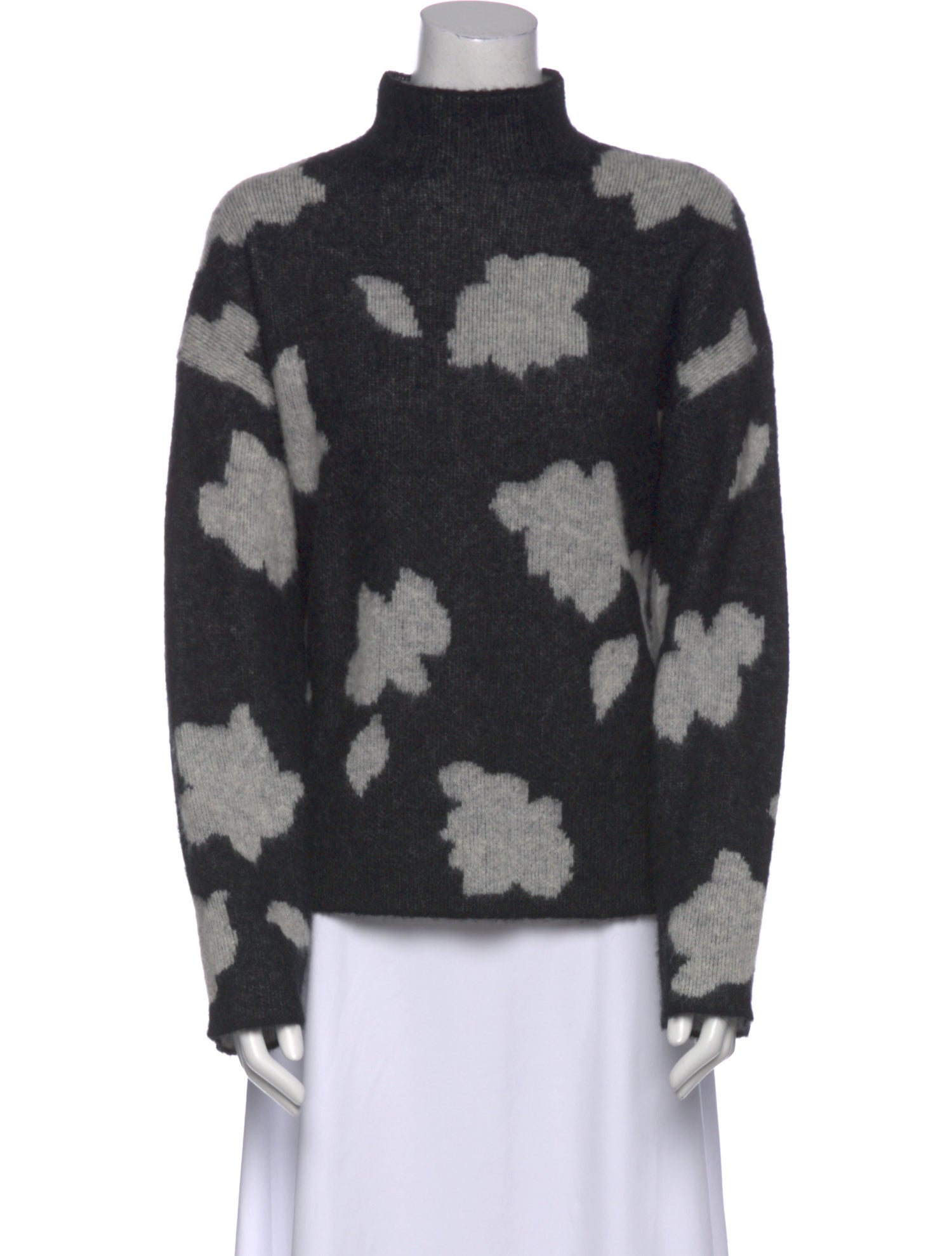 Theory Alpaca Printed Sweater