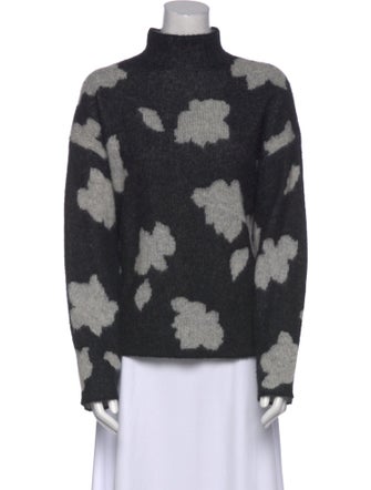 Theory Alpaca Printed Sweater