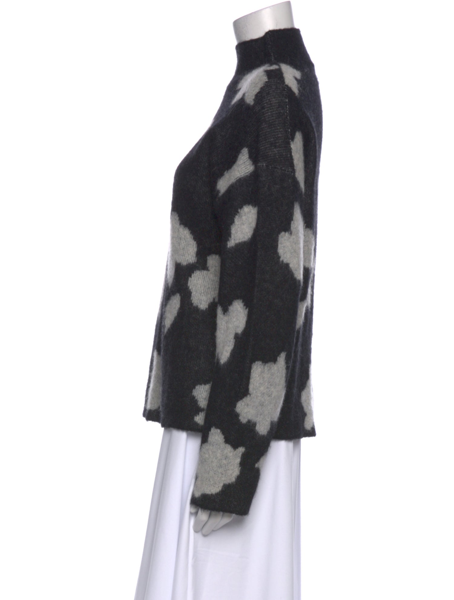 Theory Alpaca Printed Sweater