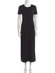 Theory Crew Neck Long Dress