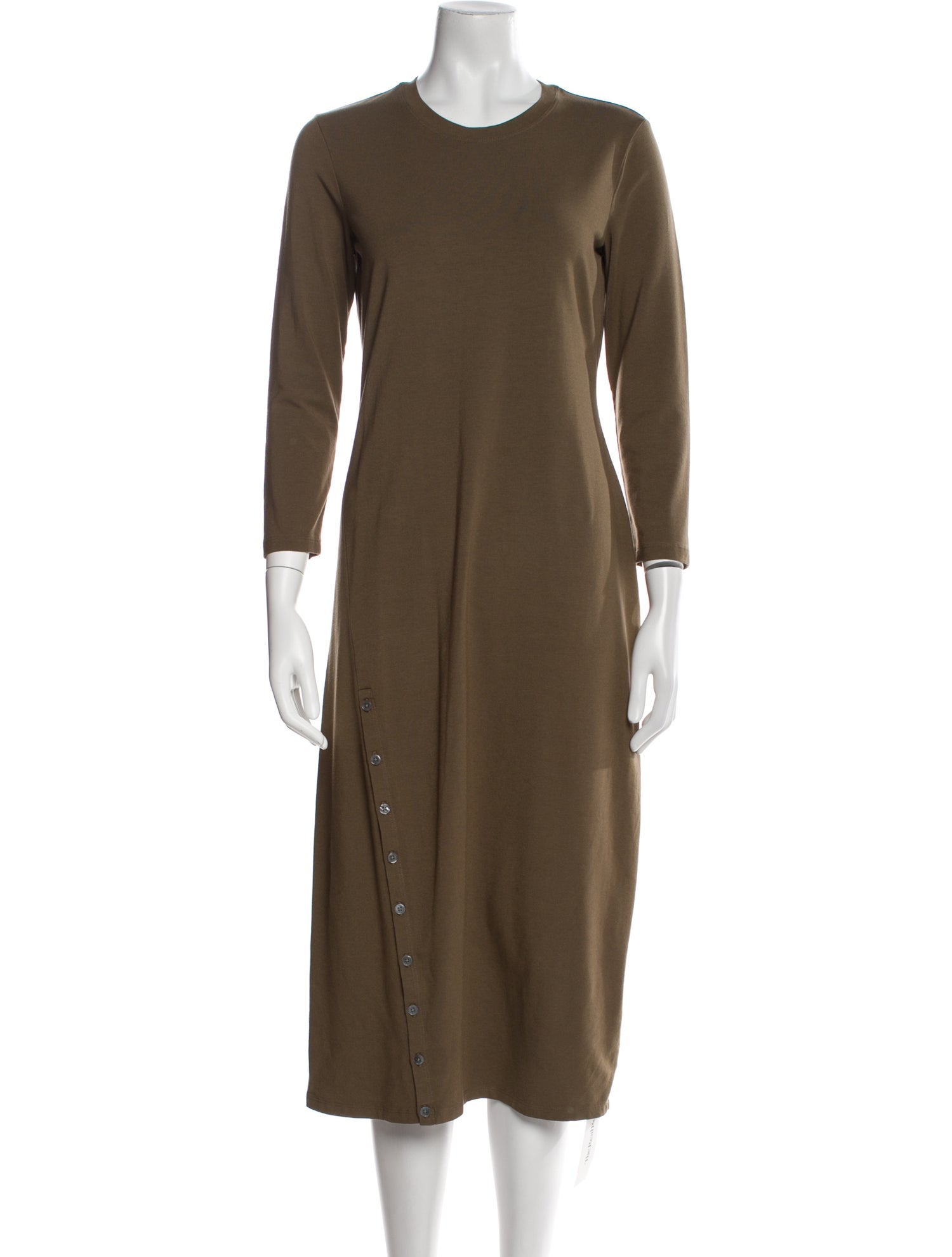 Theory Crew Neck Midi Length Dress