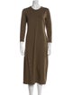 Theory Crew Neck Midi Length Dress
