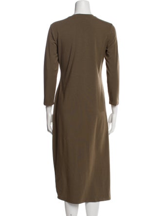 Theory Crew Neck Midi Length Dress