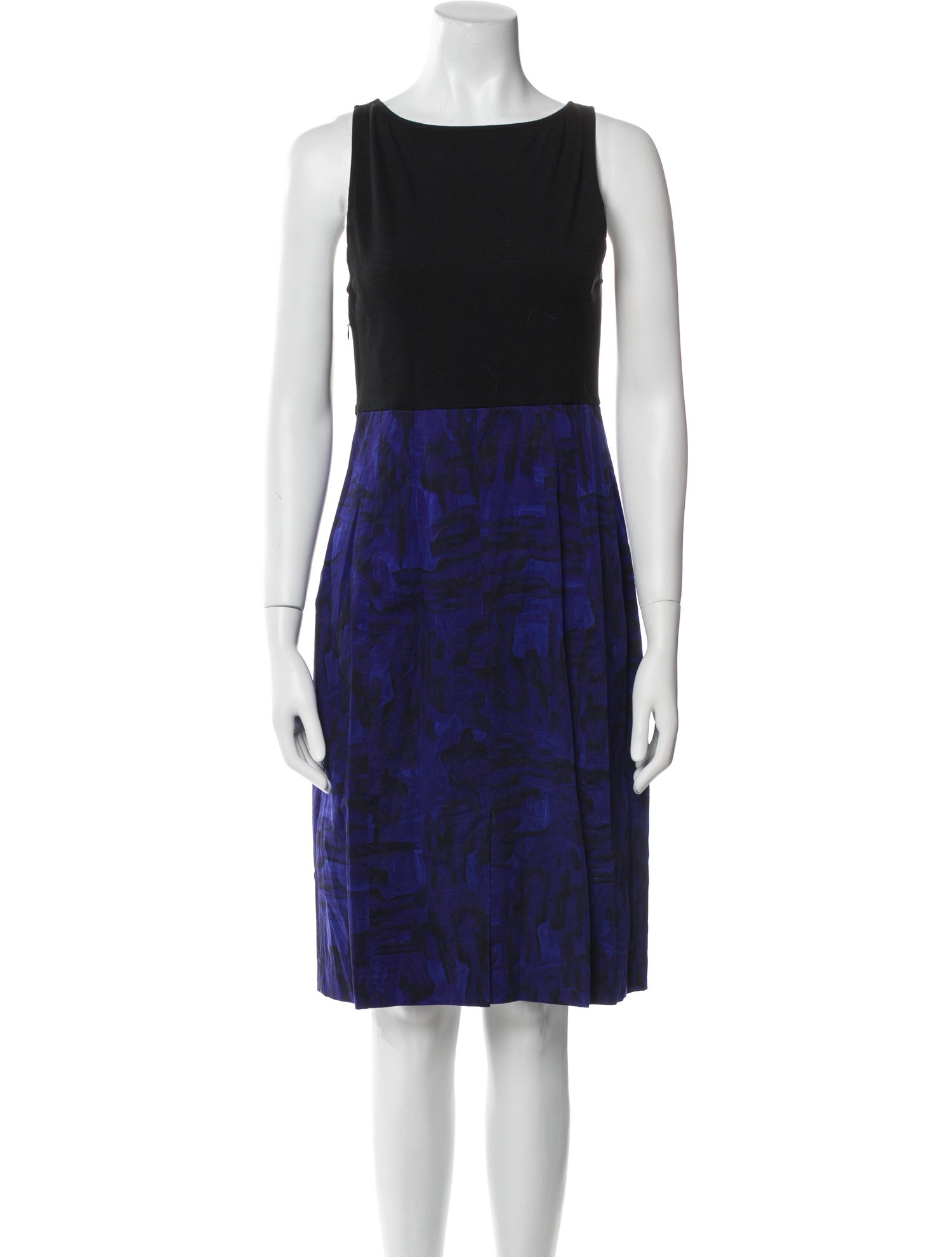 Theory Printed Knee-Length Dress