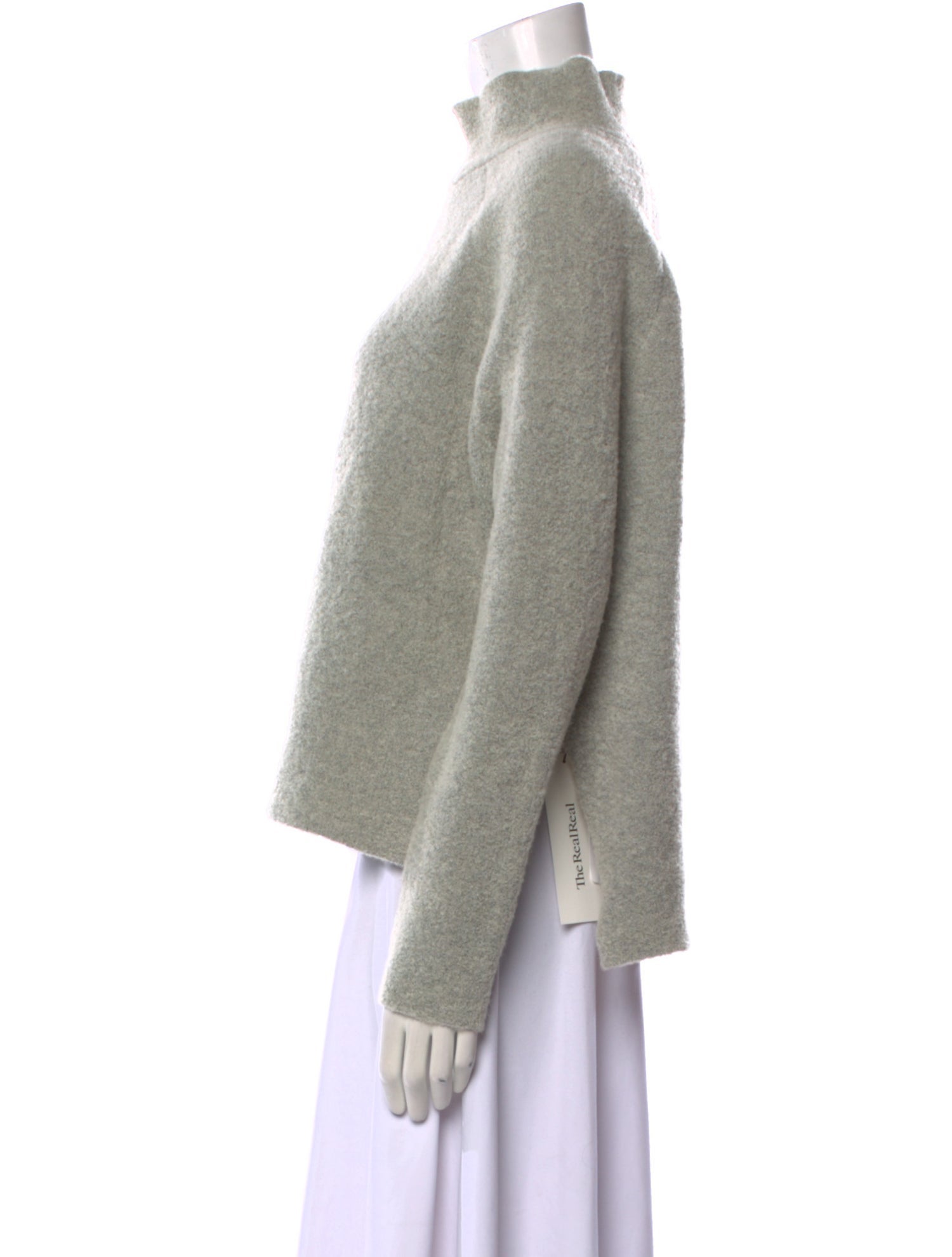 Theory Wool Mock Neck Sweater