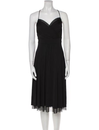 Theory V-Neck Knee-Length Dress