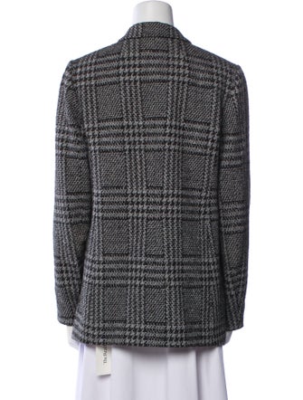 Theory Plaid Print Blazer