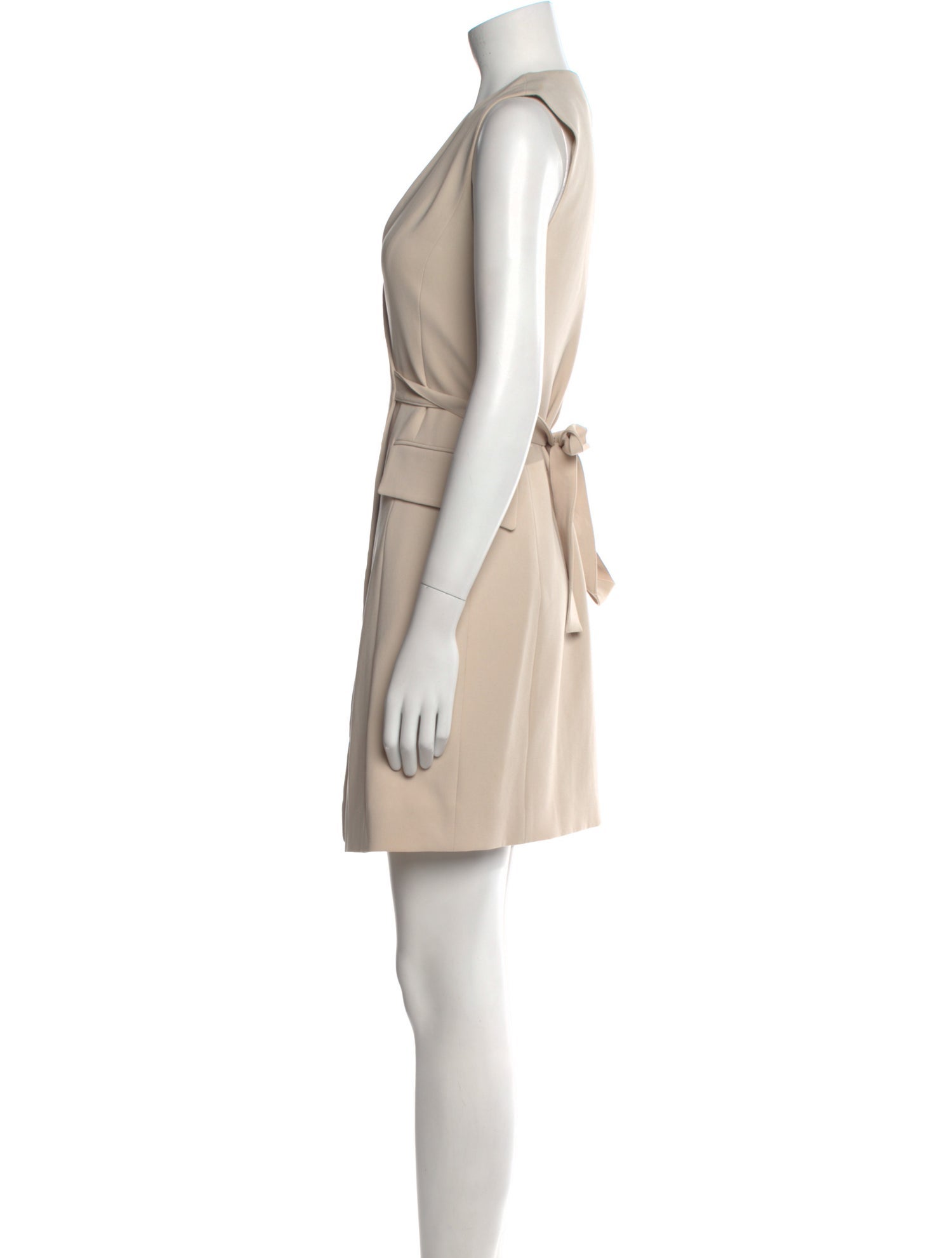 Theory V-Neck Mini Dress