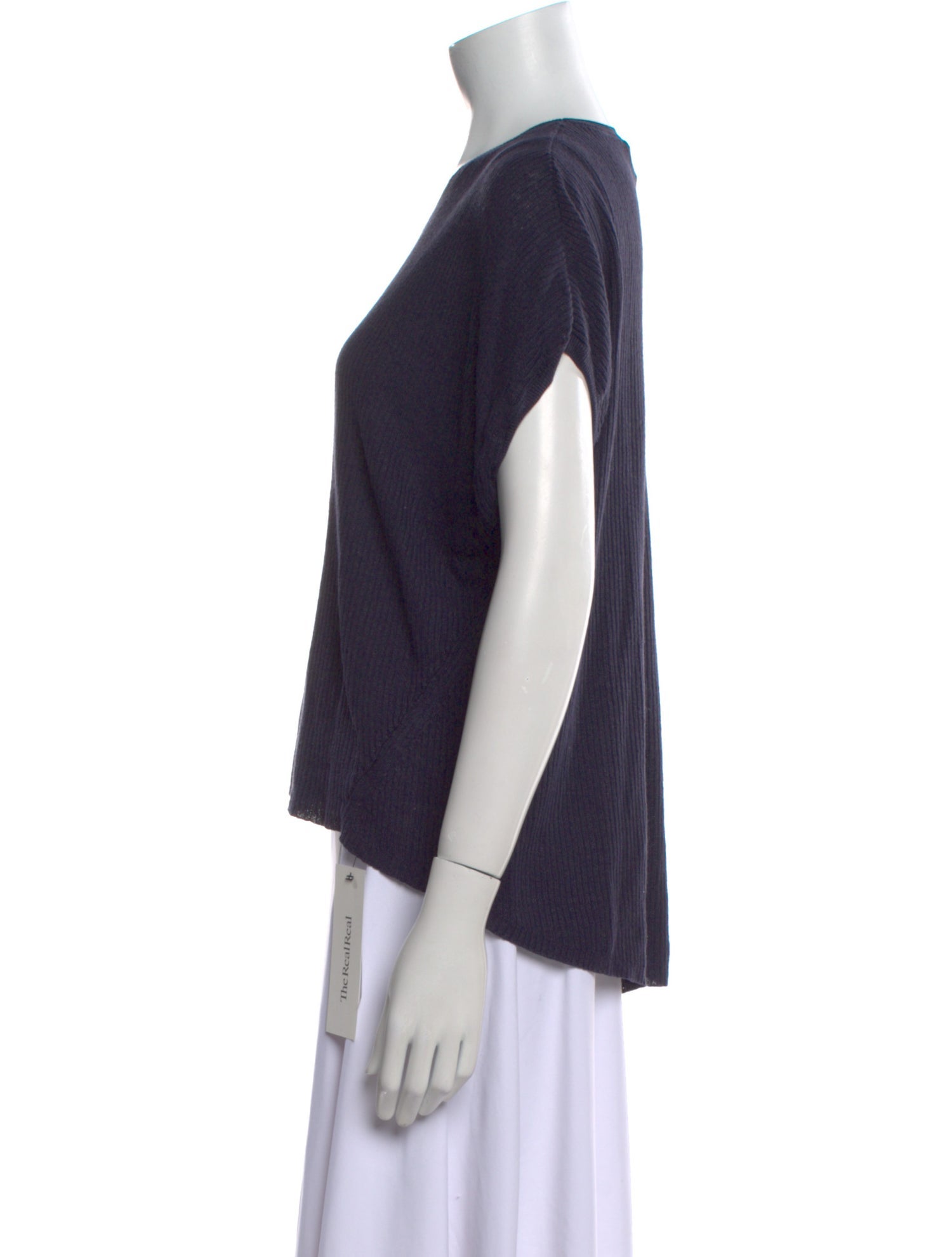 Theory Linen Scoop Neck Sweater