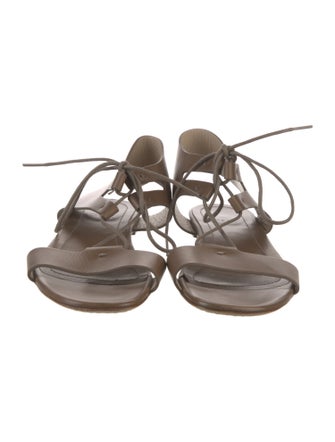 Theory Leather Gladiator Sandals