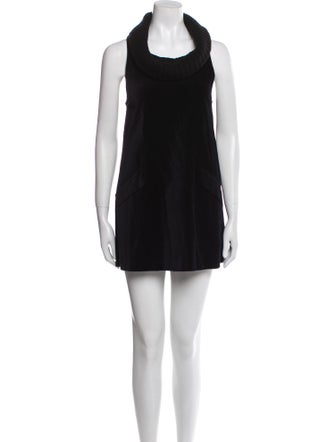 Theory Cowl Neck Mini Dress