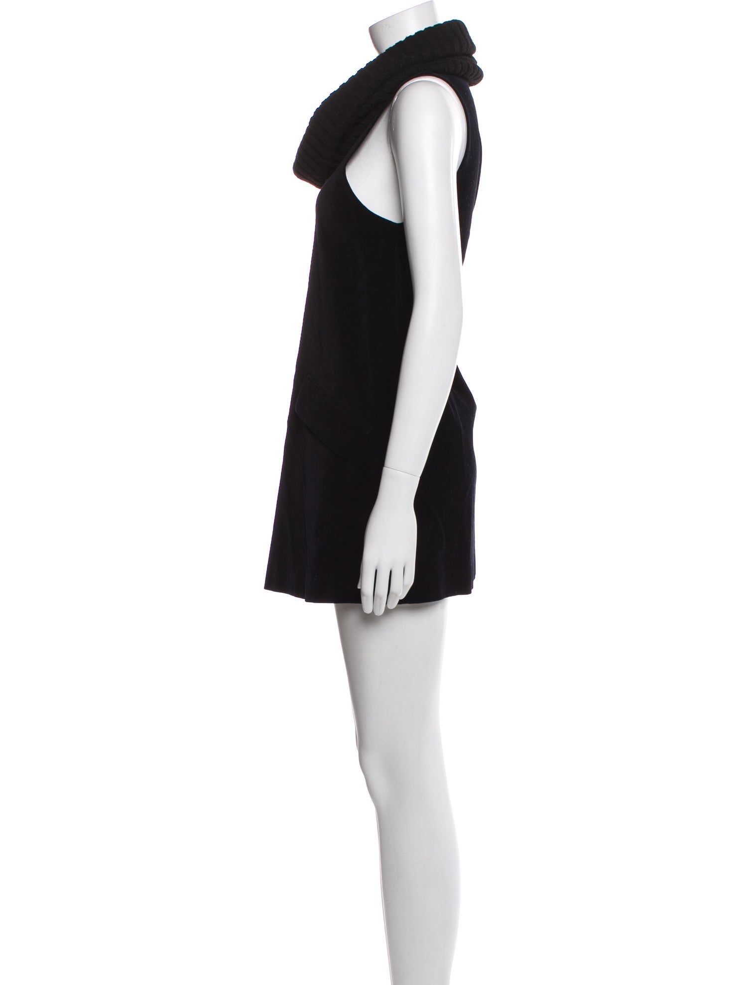 Theory Cowl Neck Mini Dress