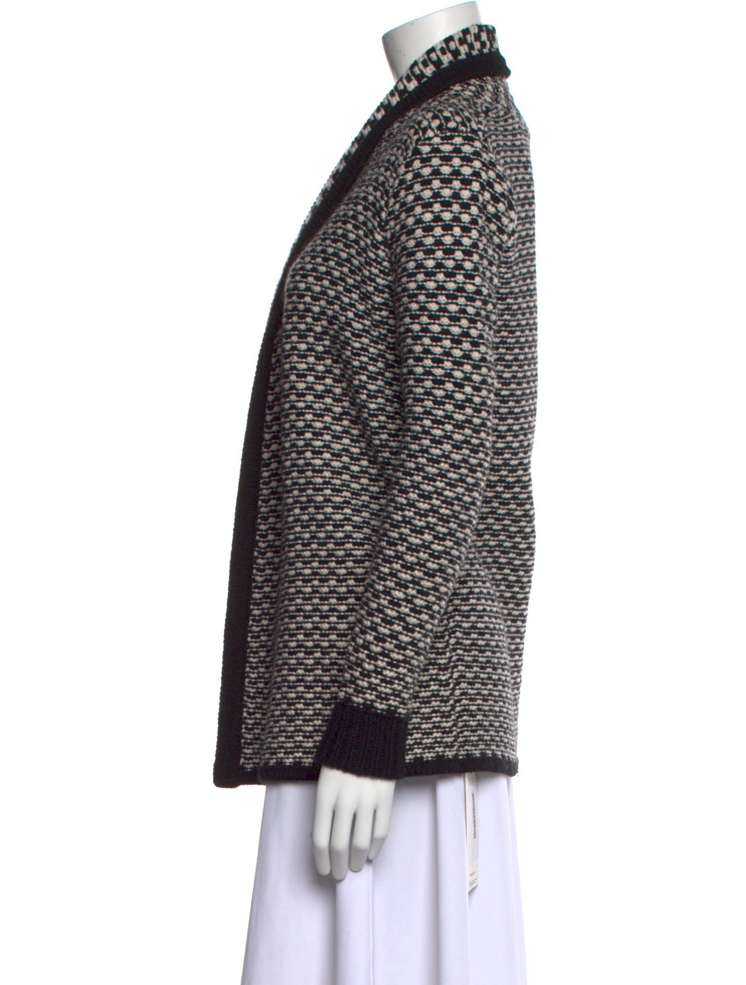 Theory Printed V-Neck Sweater