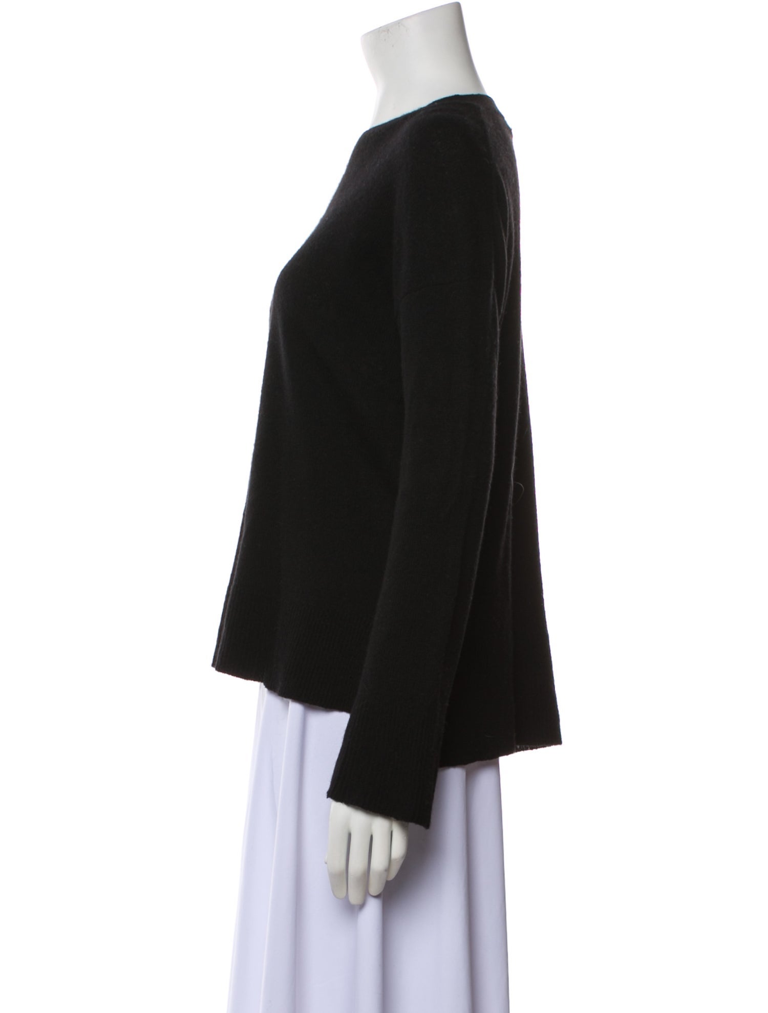 Theory Cashmere Bateau Neckline Sweater