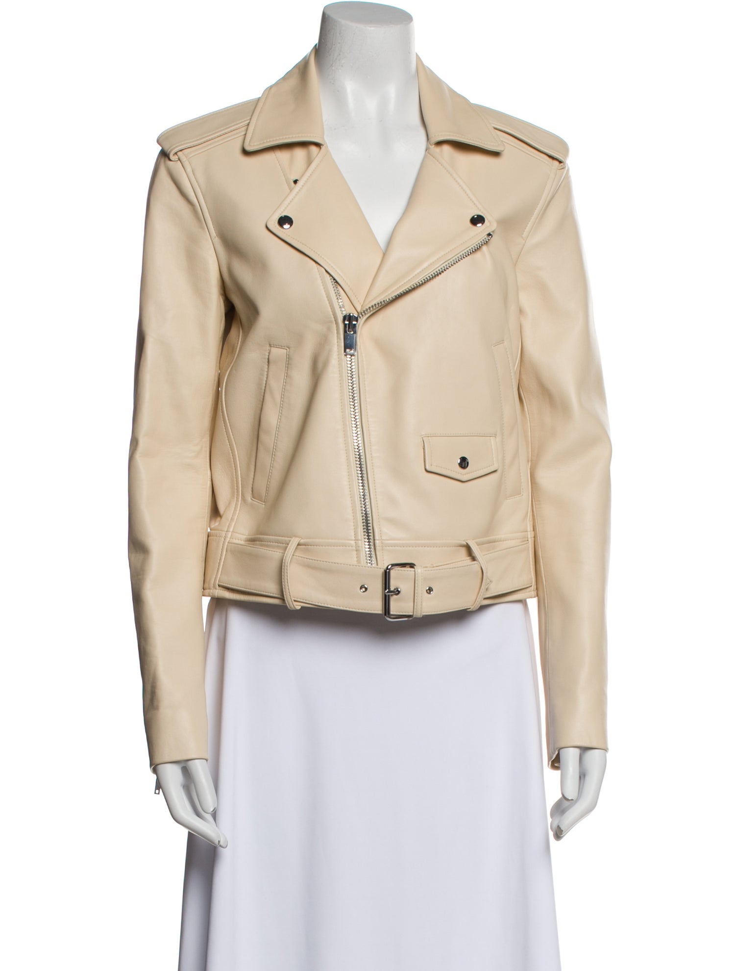 Theory Lamb Leather Biker Jacket