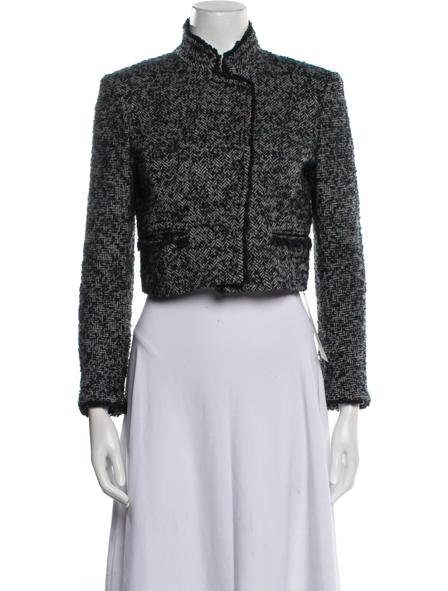 Theory Tweed Pattern Evening Jacket