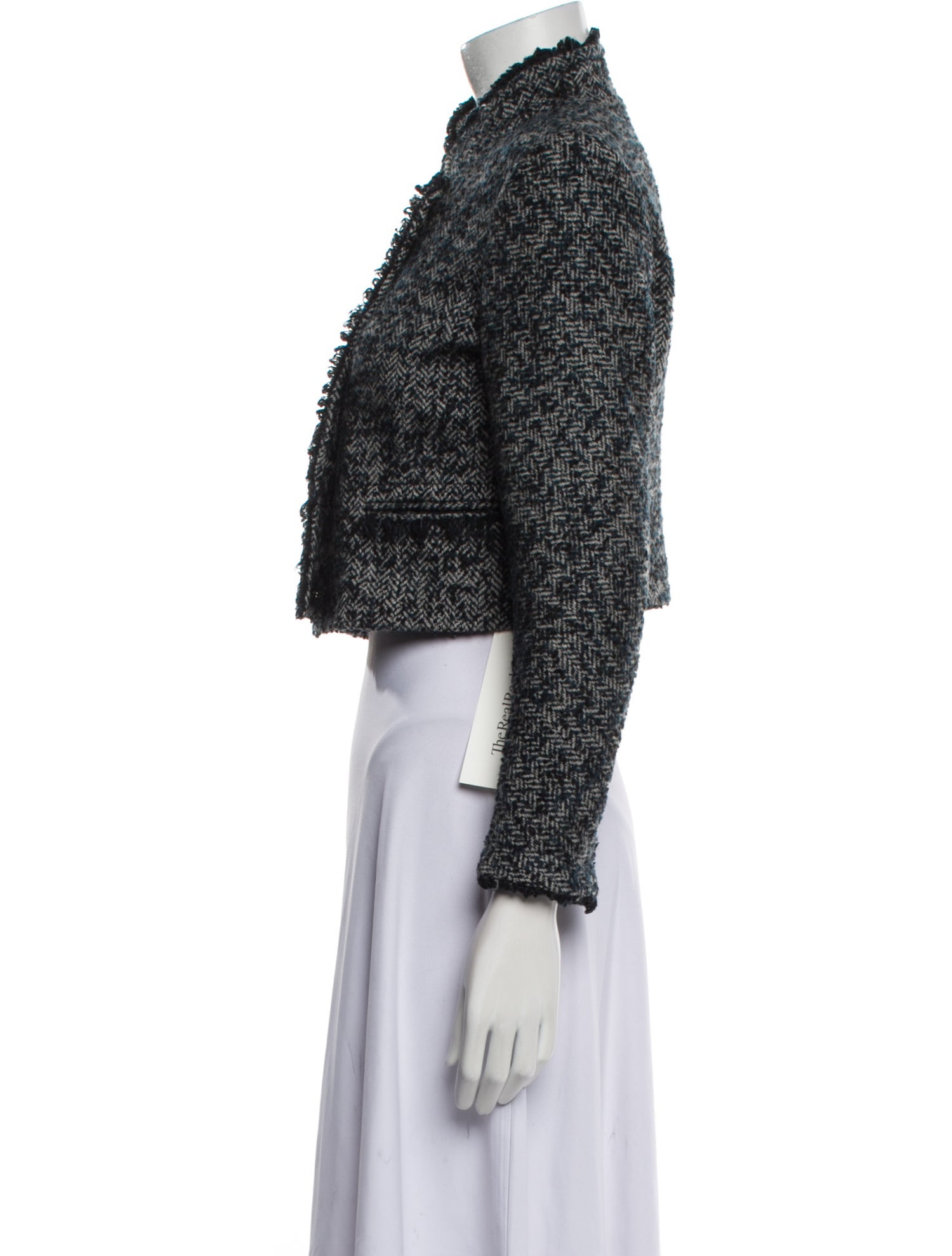 Theory Tweed Pattern Evening Jacket