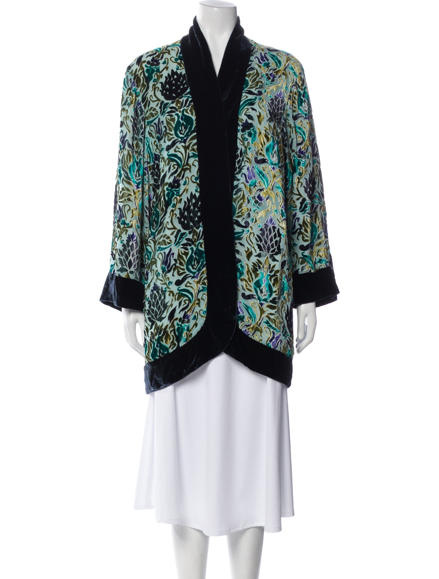 Diane von Furstenberg Vintage Silk Assets Robe