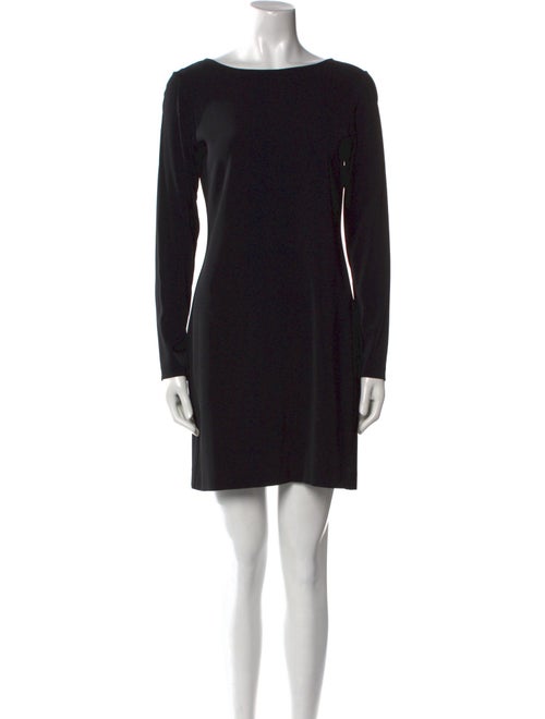 Theory Bateau Neckline Mini Dress