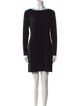 Theory Bateau Neckline Mini Dress