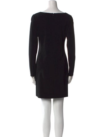 Theory Bateau Neckline Mini Dress