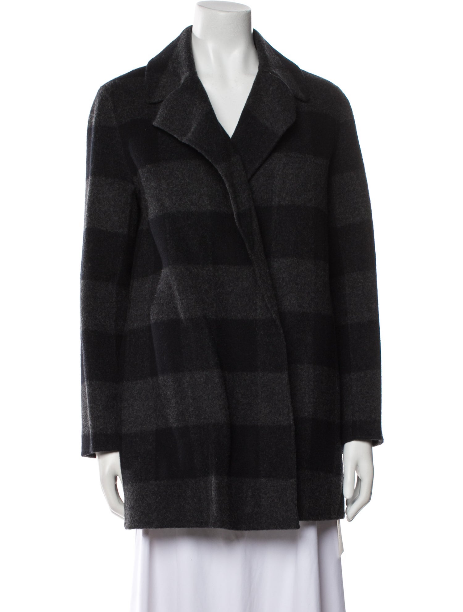 Theory Wool Plaid Print Jacket