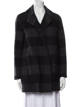 Theory Wool Plaid Print Jacket