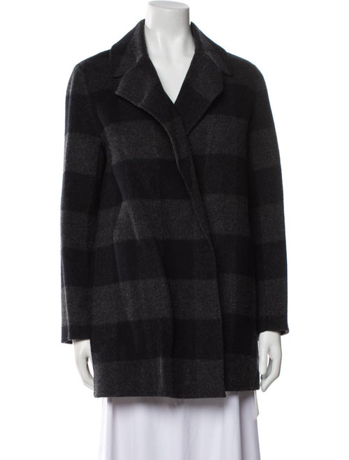 Theory Wool Plaid Print Jacket