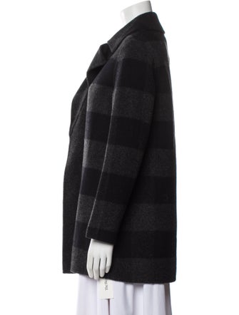 Theory Wool Plaid Print Jacket