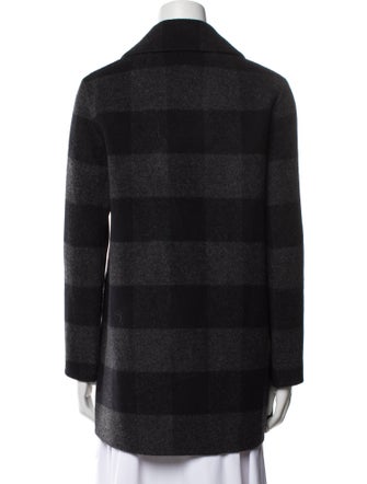 Theory Wool Plaid Print Jacket