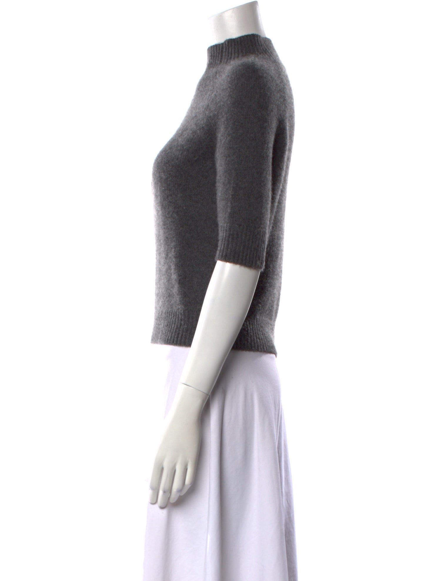 Theory Cashmere Mock Neck Sweater