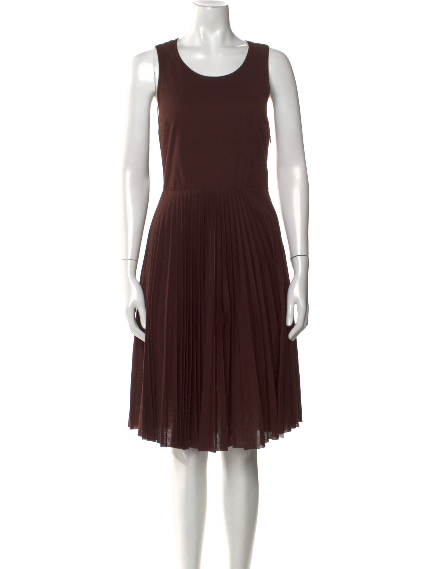 Theory Scoop Neck Knee-Length Dress