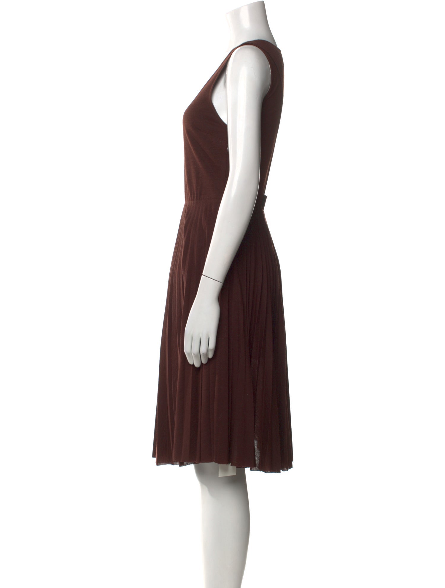 Theory Scoop Neck Knee-Length Dress