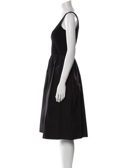 Theory Square Neckline Midi Length Dress