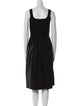 Theory Square Neckline Midi Length Dress
