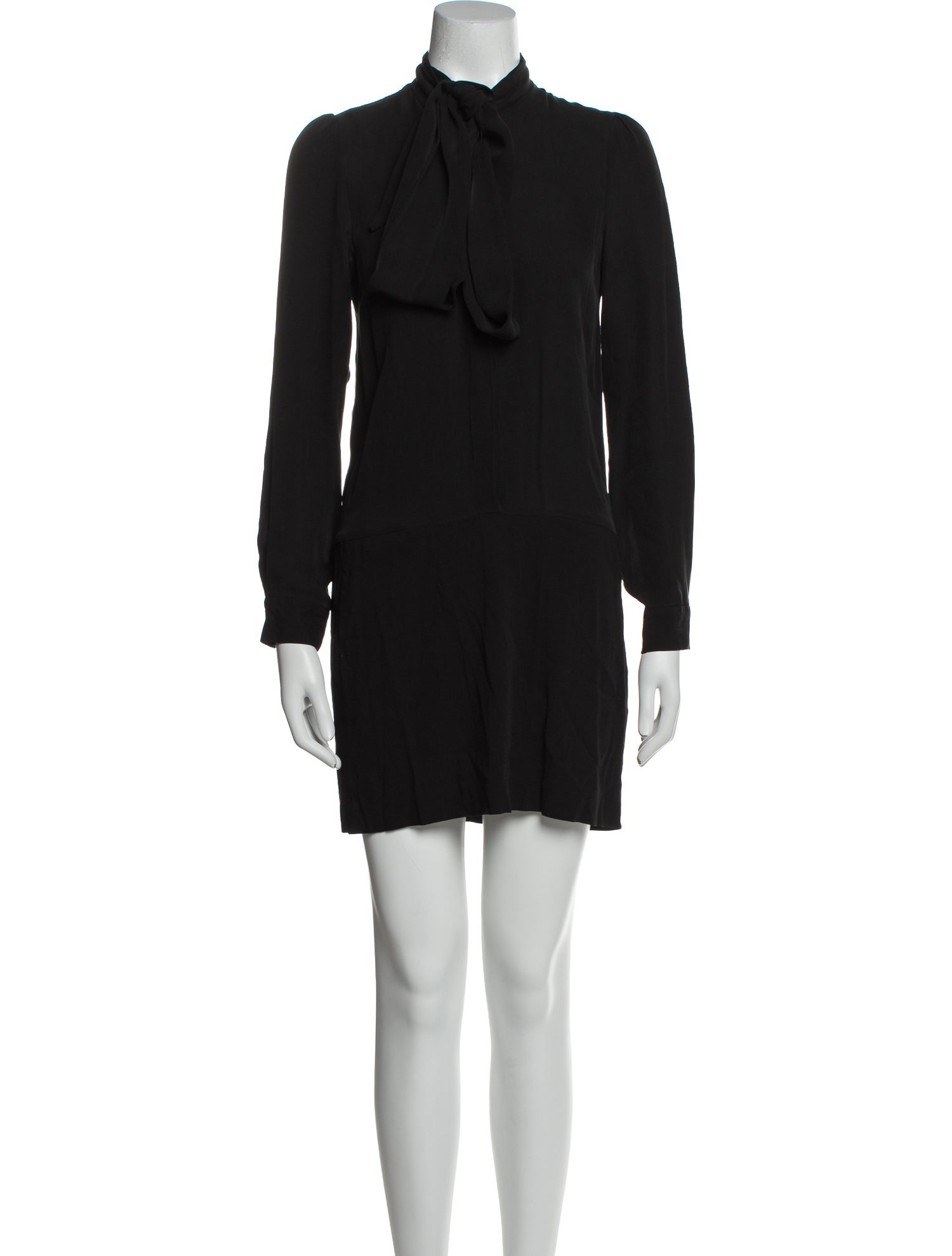 Theory Mock Neck Mini Dress