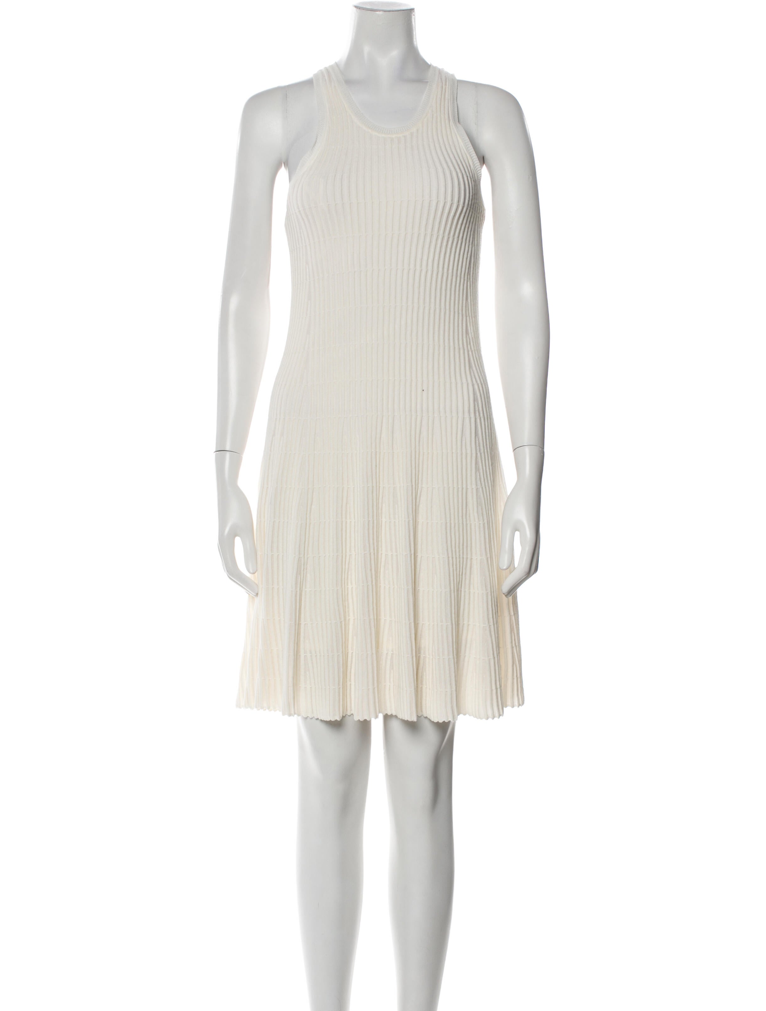 Theory Scoop Neck Mini Dress