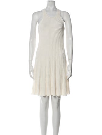 Theory Scoop Neck Mini Dress