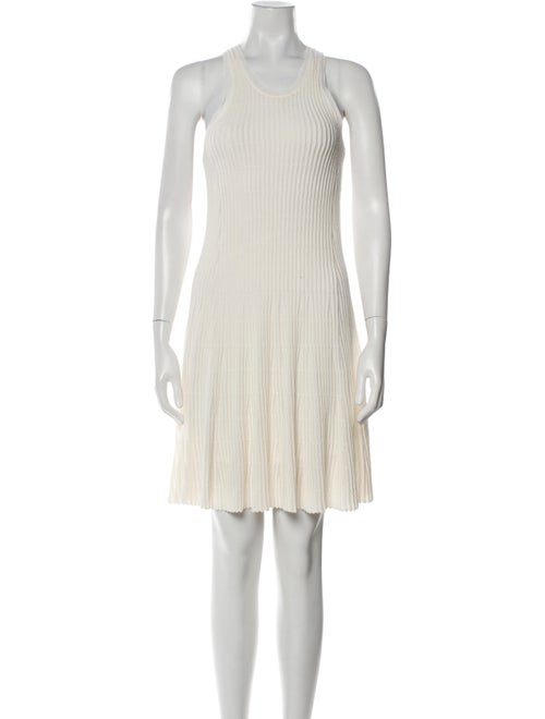 Theory Scoop Neck Mini Dress