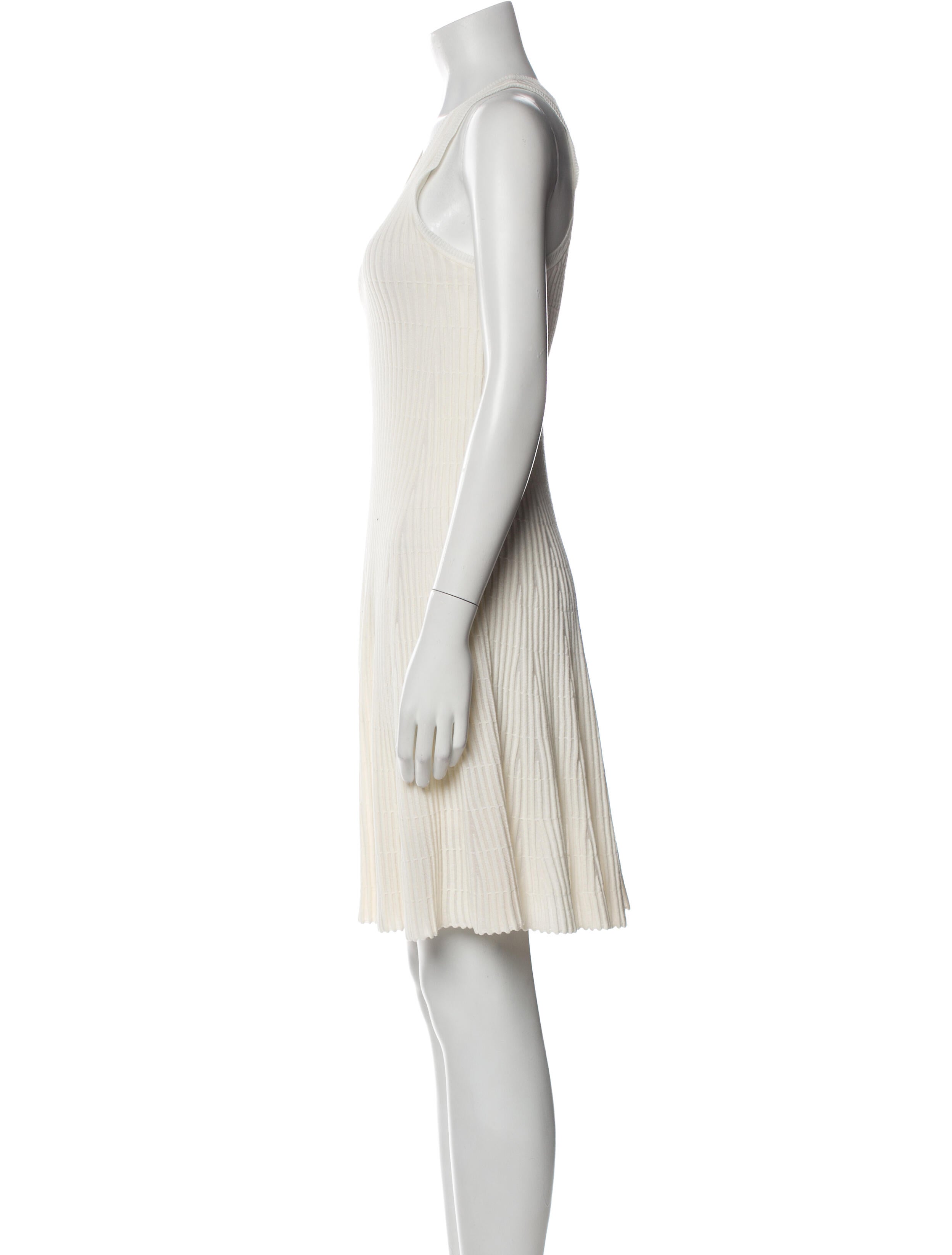 Theory Scoop Neck Mini Dress