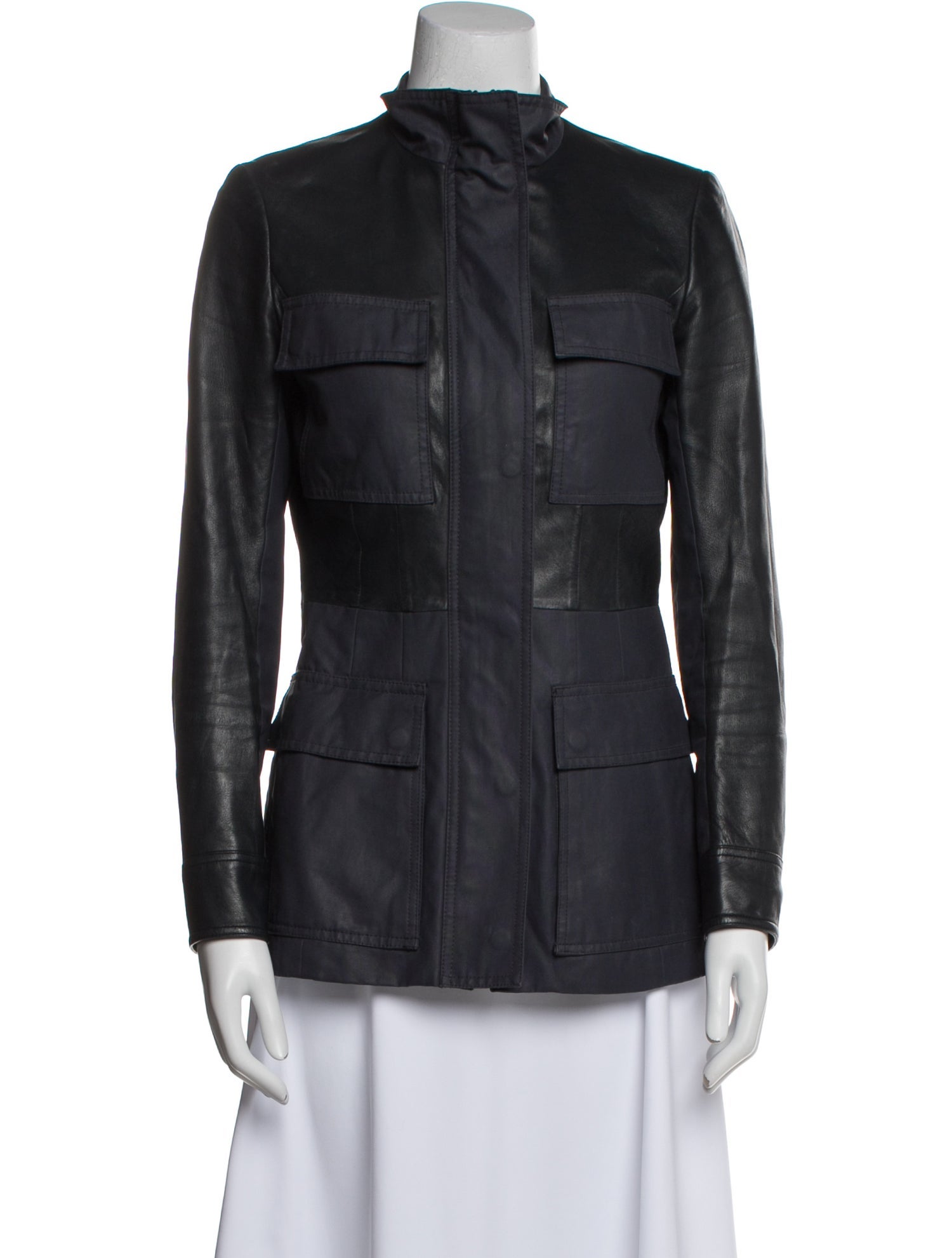 Theory Lamb Leather Utility Jacket