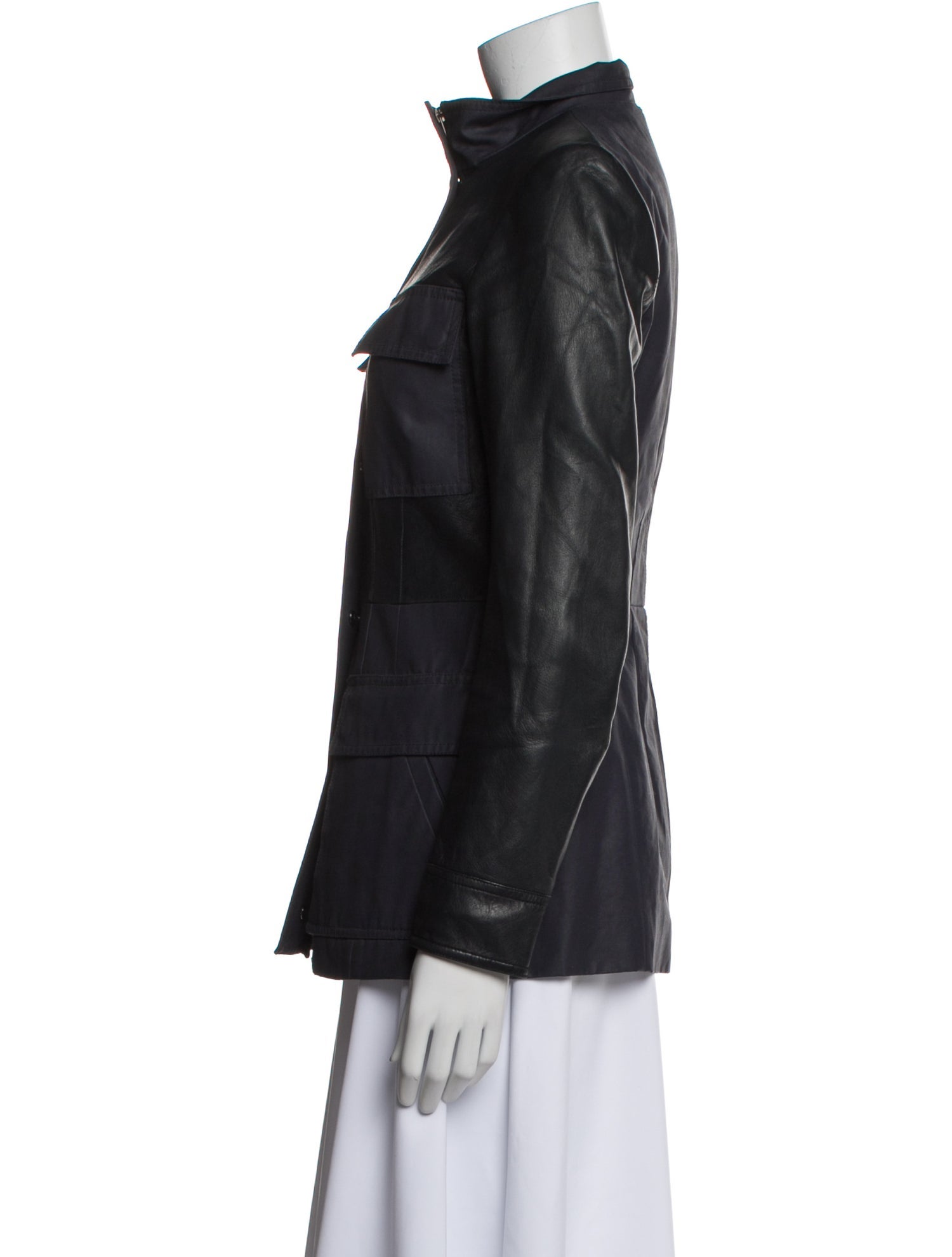 Theory Lamb Leather Utility Jacket